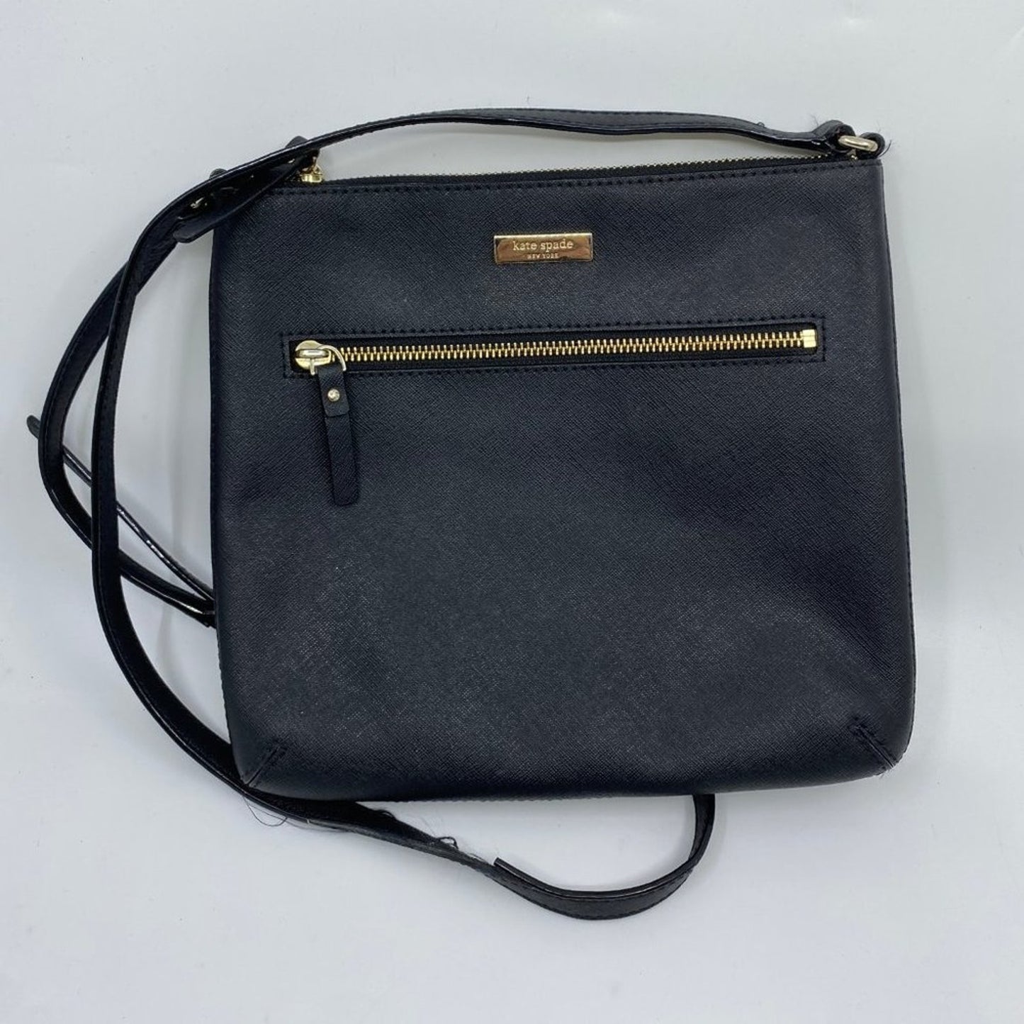 Kate Spade Black Medium Size Leather Crossbody Bag