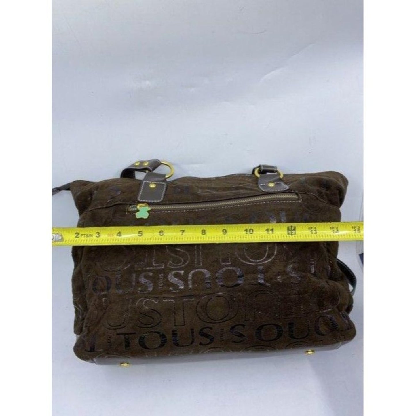 tous msrp brown suede leather cross body bag