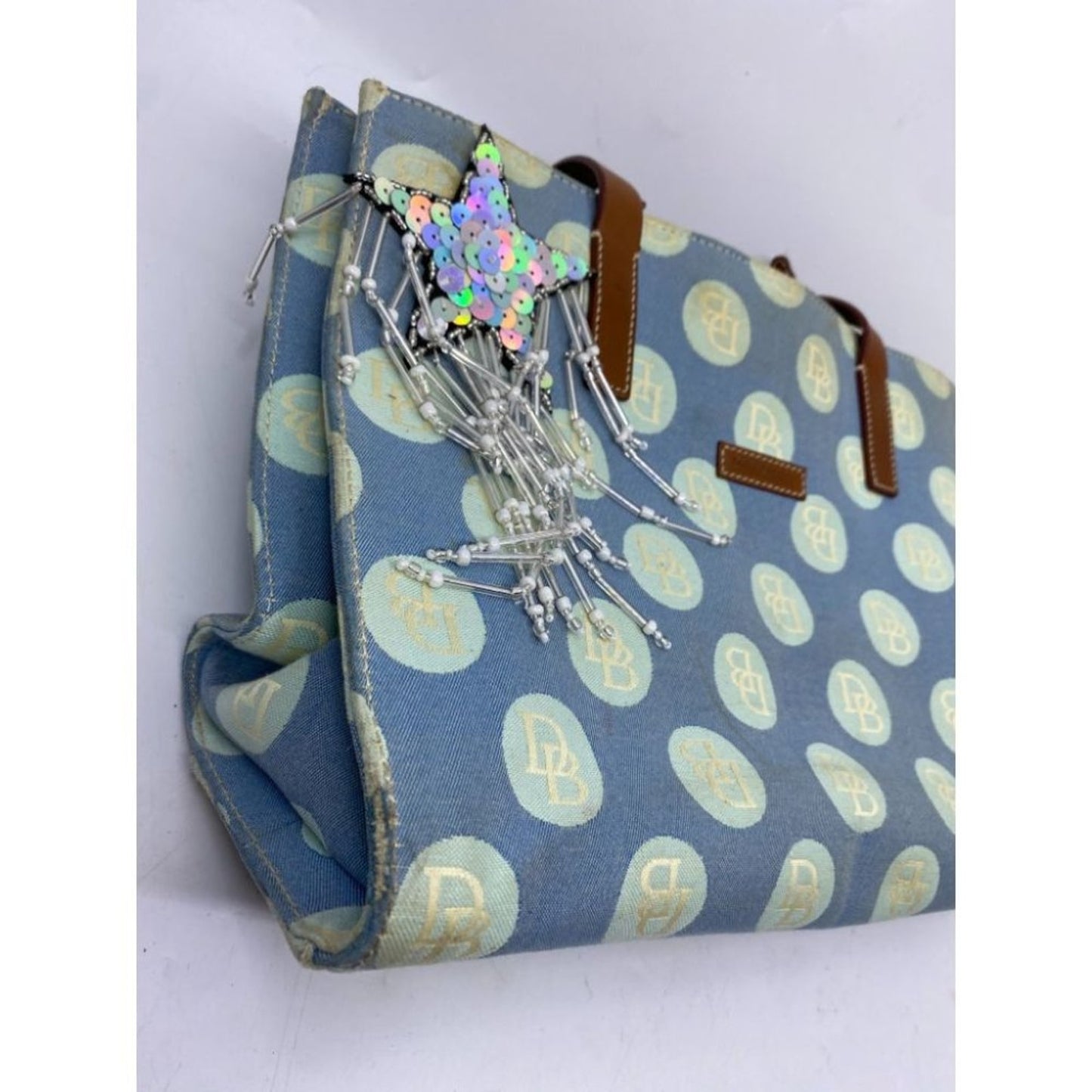 DOONEY & BOURKE Blue Brown Shoulder Bag Customized