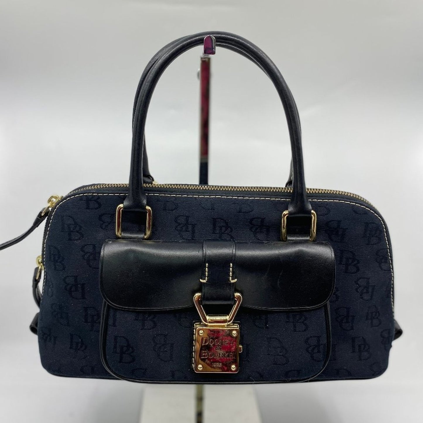 Dooney & Bourke Black Large Leather Shoulder Bag