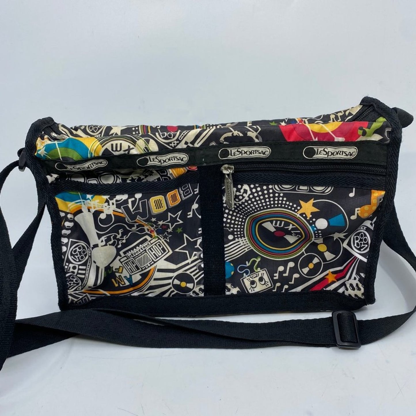 Le Sportsec Multicolor Nylon Crossbody Bag