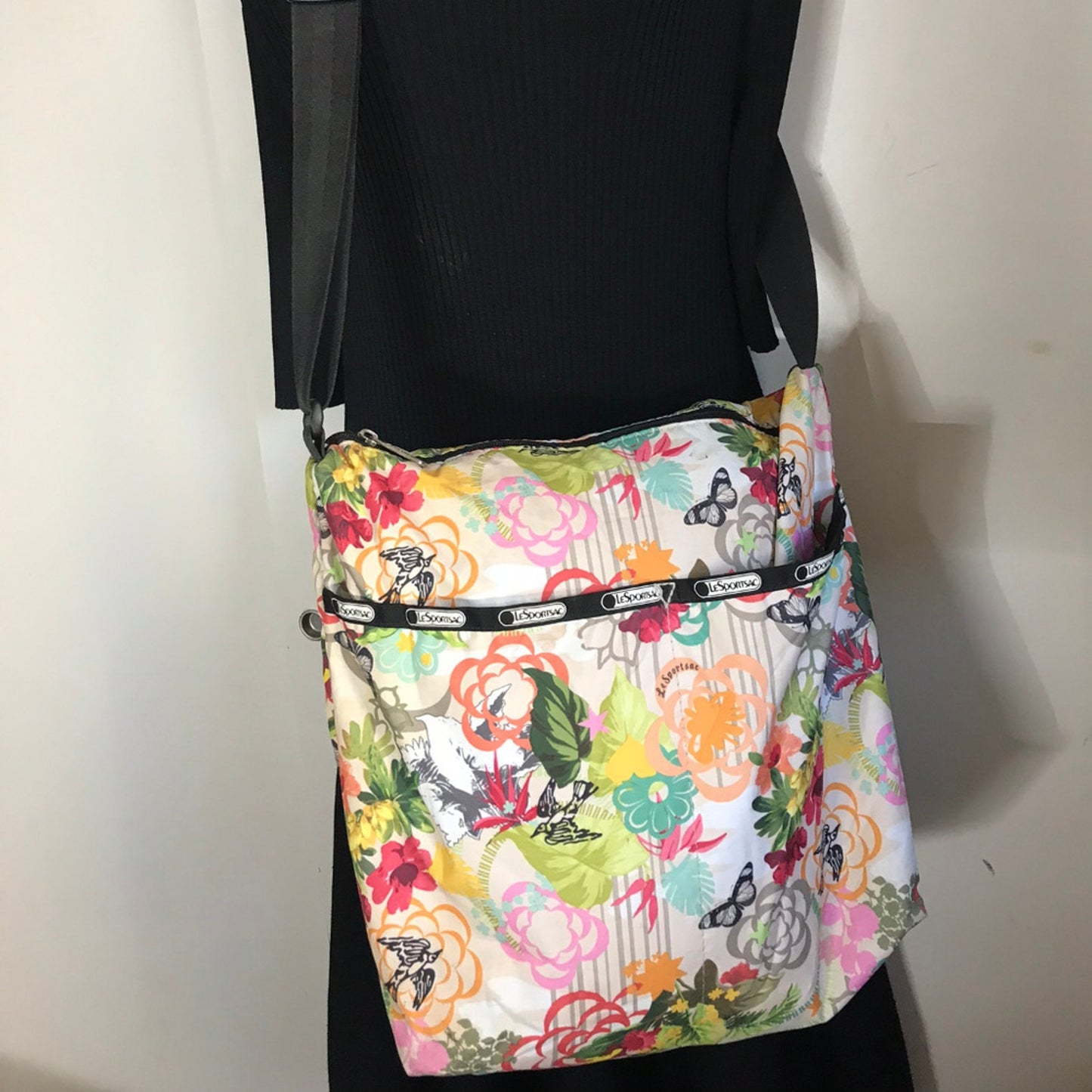 Lesportsac Multi Color Large Crossbody Bag