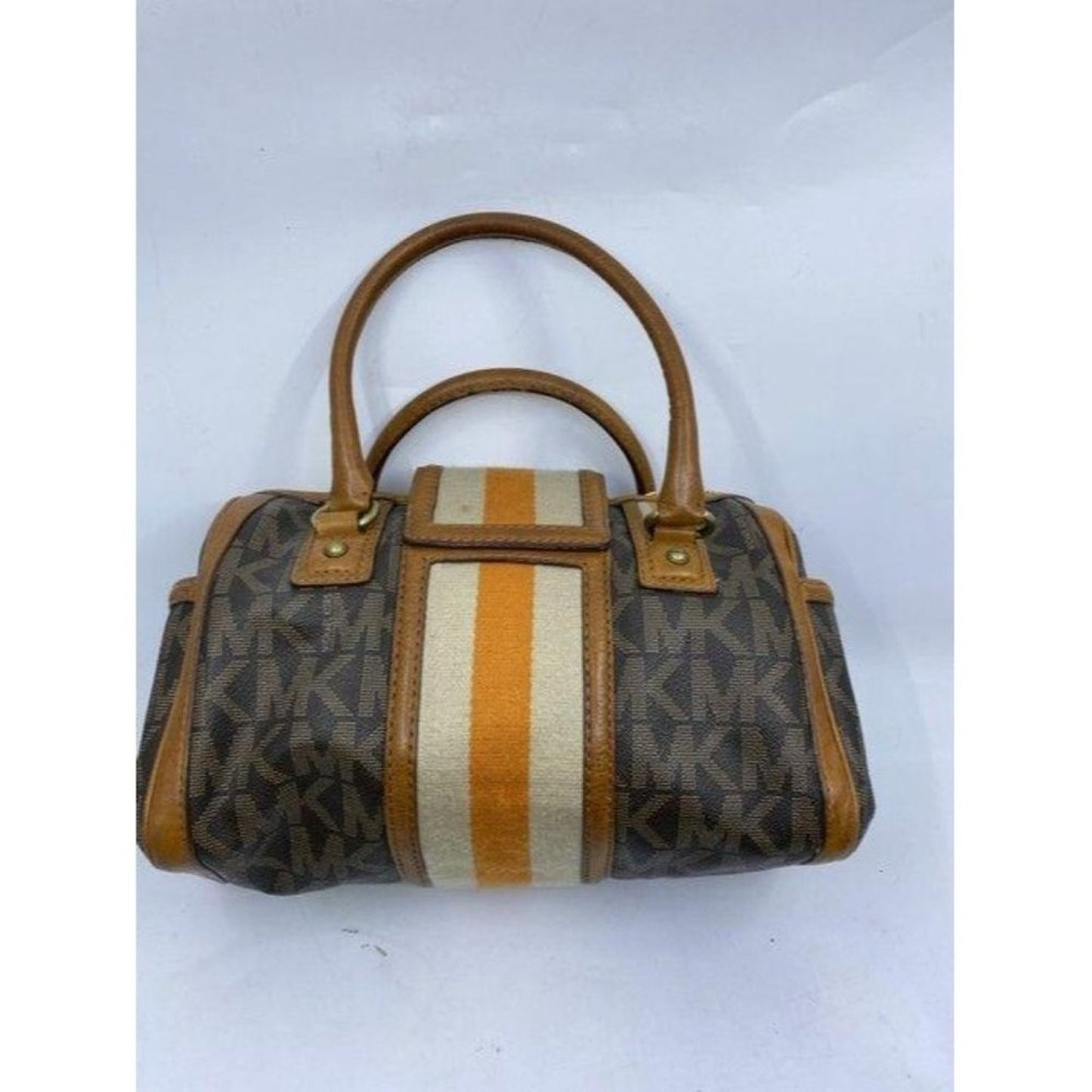 michael kors bowling bag brown tote