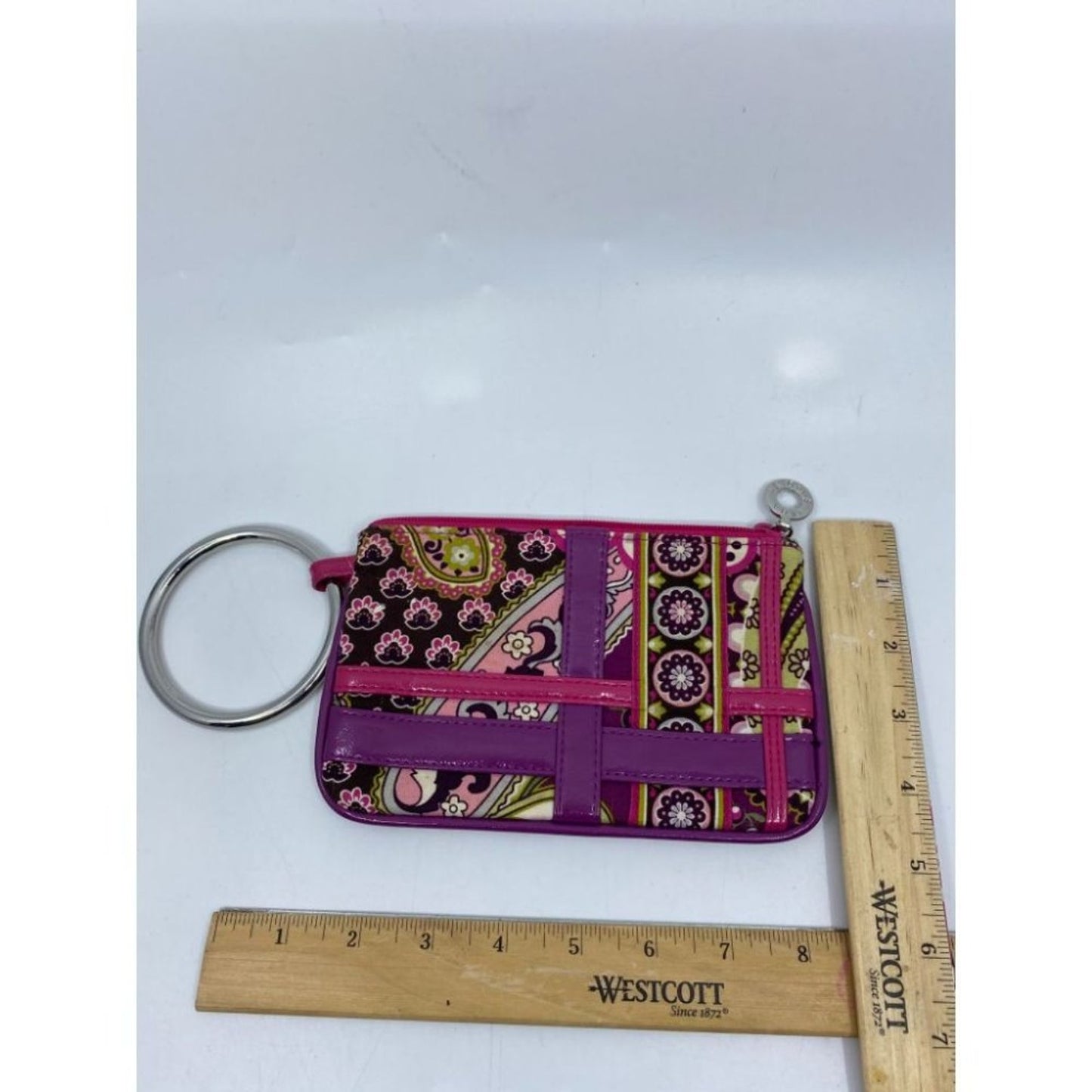 Vera Bradley Purple Black Pink Cosmetic Bag
