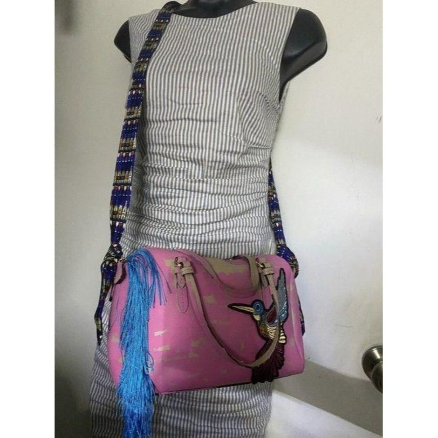 Coach w hand shoulder customized by me w applique