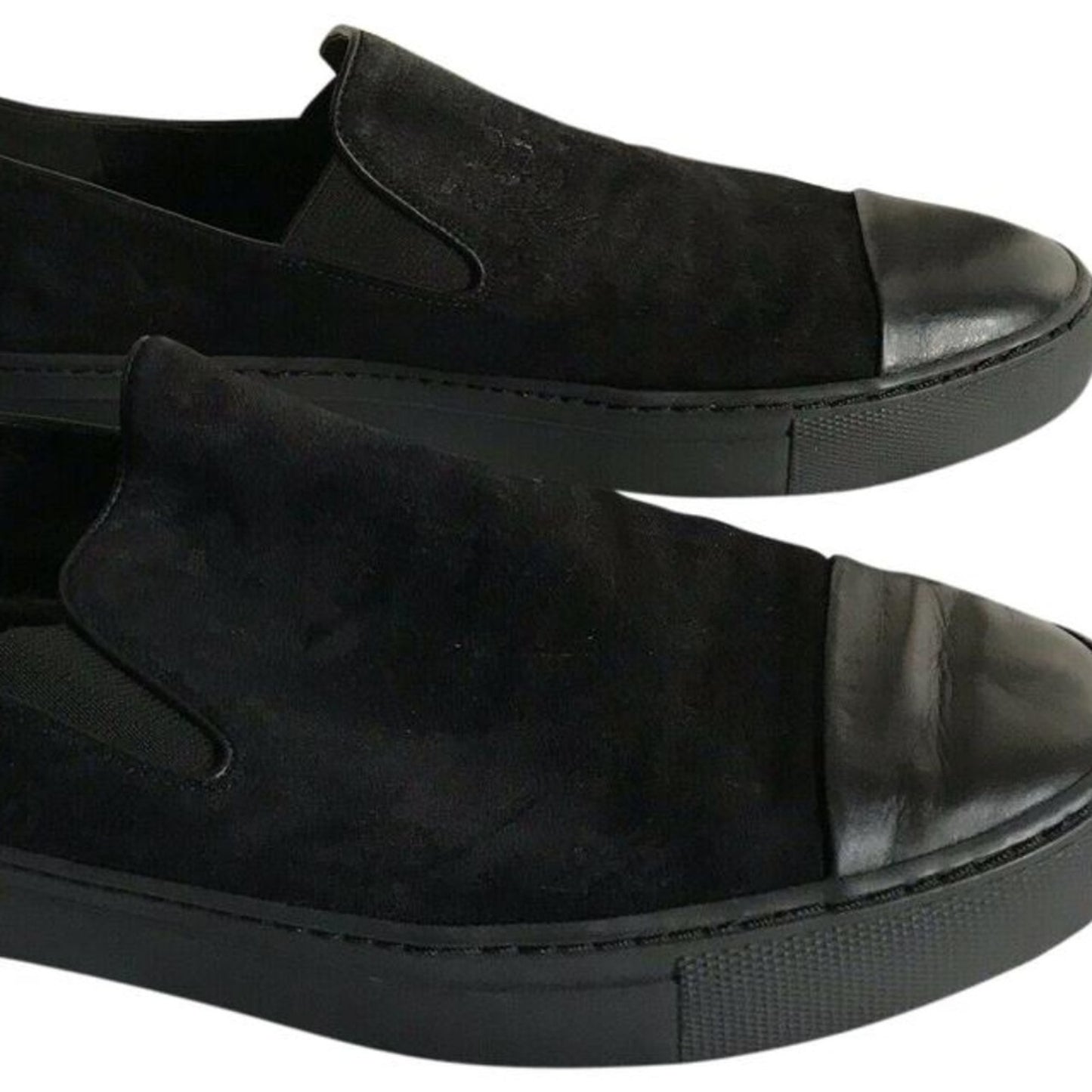 Vince Black Suede Loafers Size 9