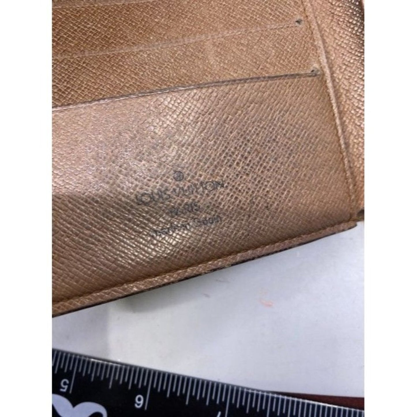 Louis Vuitton Brown Vintage Monogram Bifold Ba0992 Wallet