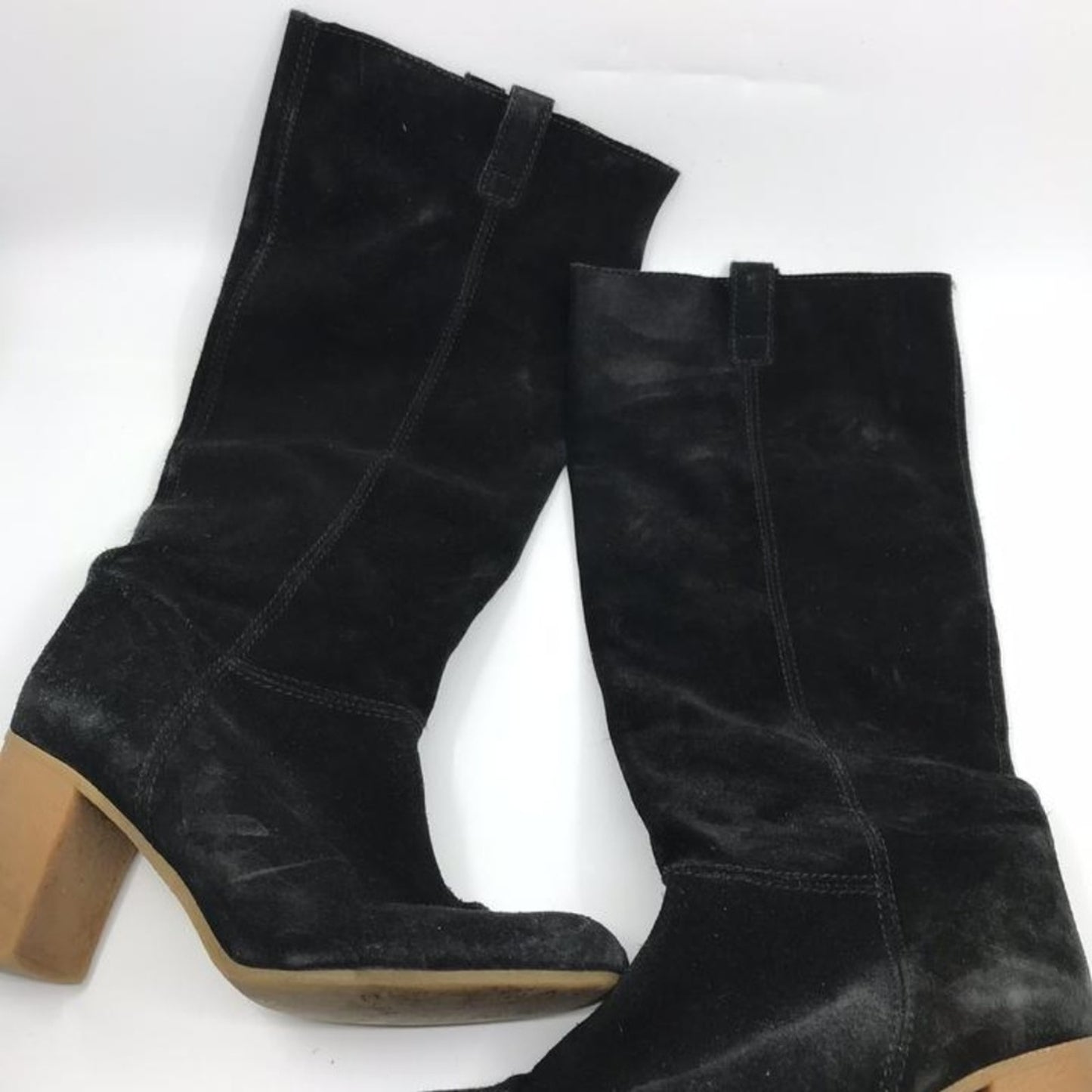 Zara Black Knee High Boots/Booties Size: US 8