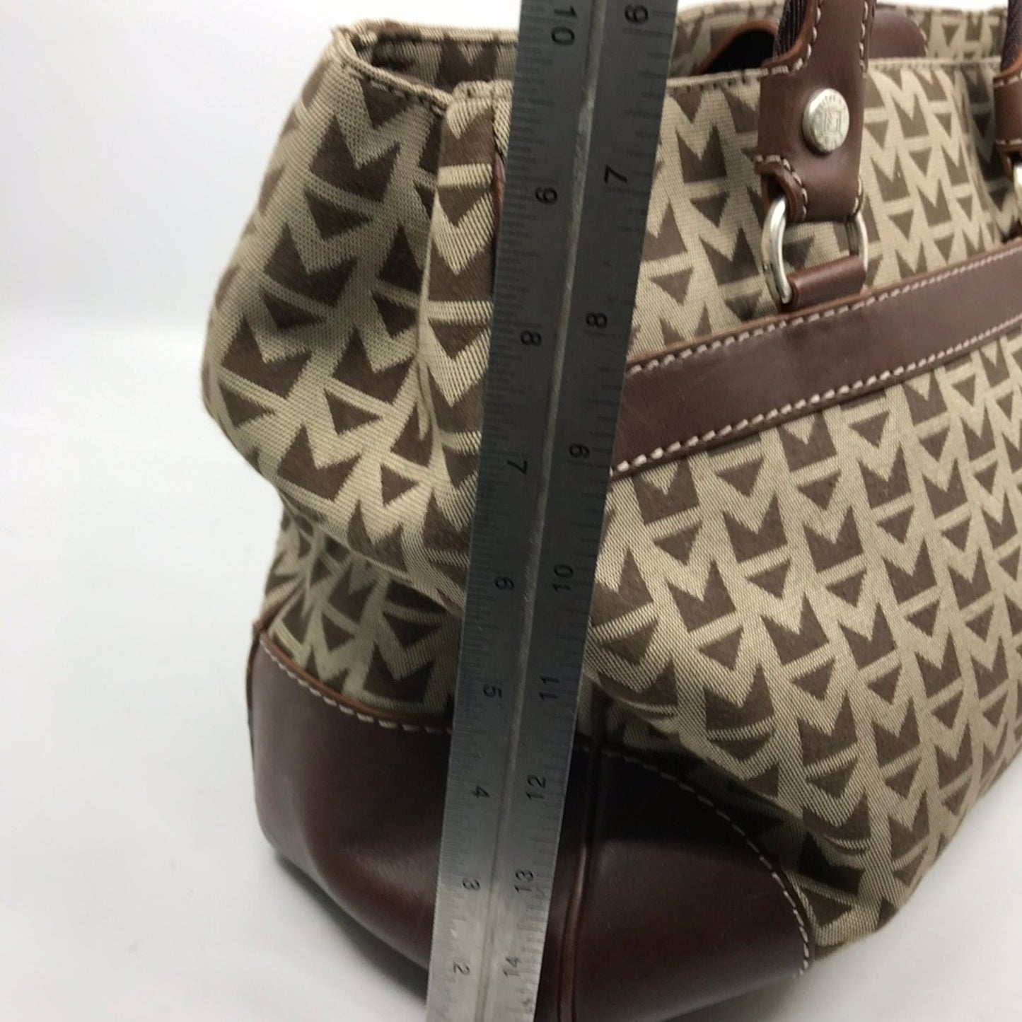 Michael Kors Large Jacquard Fabric Tote Bag