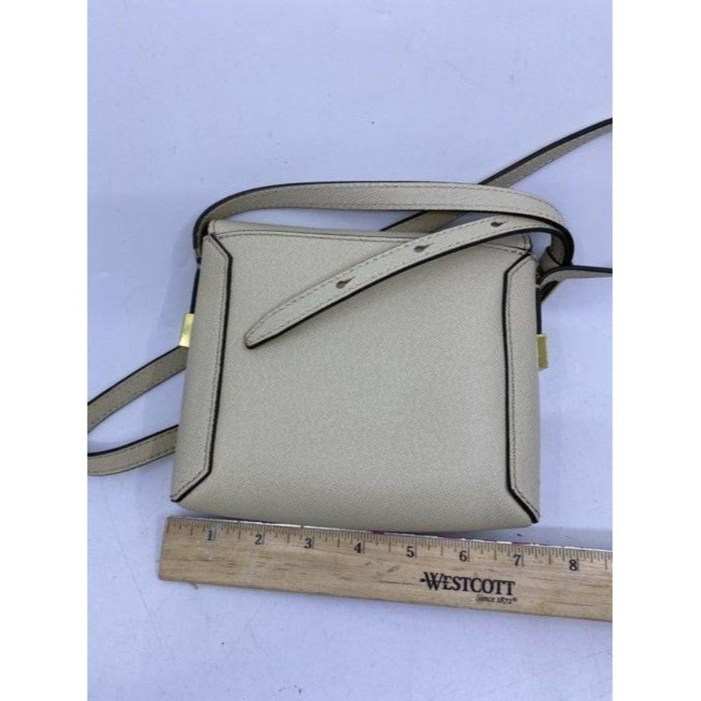 jcrew beige leather cross body bag