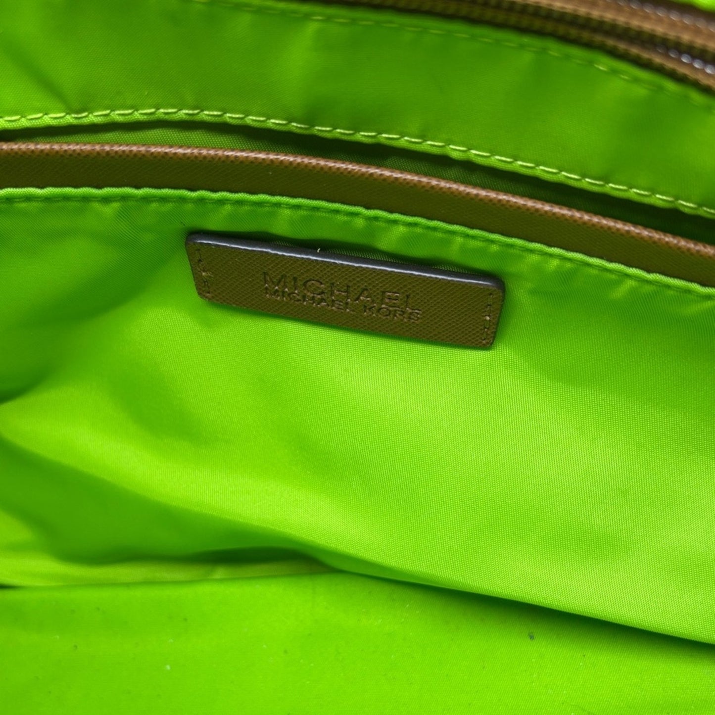 MICHAEL Michael Kors Tan Tote with Gold Accents