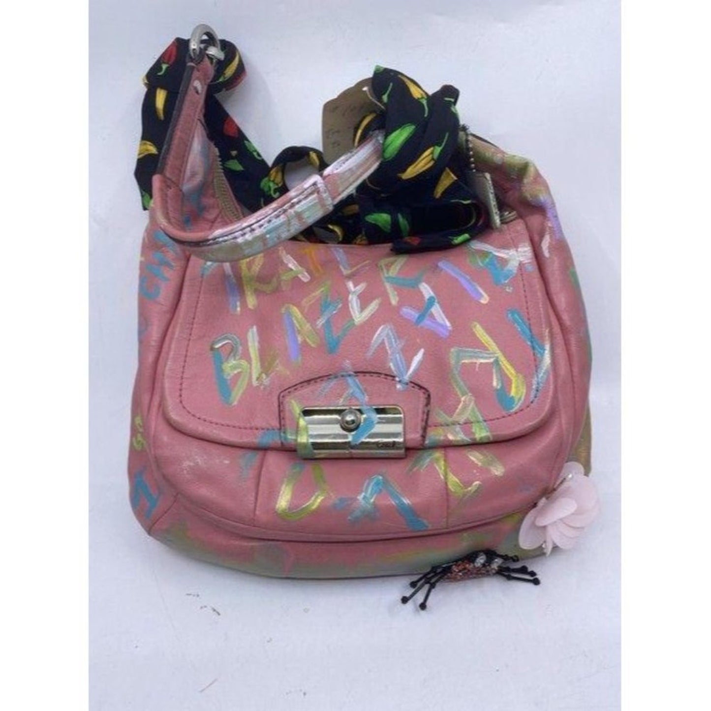 Coach w hand customized by me w applique street ar
