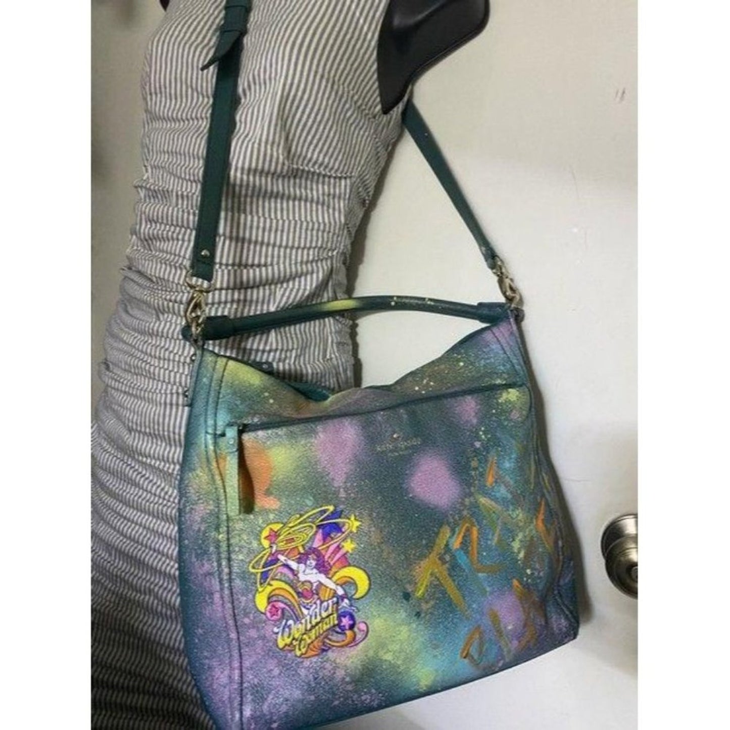 kate spade w hand shoulder customized by me w appl