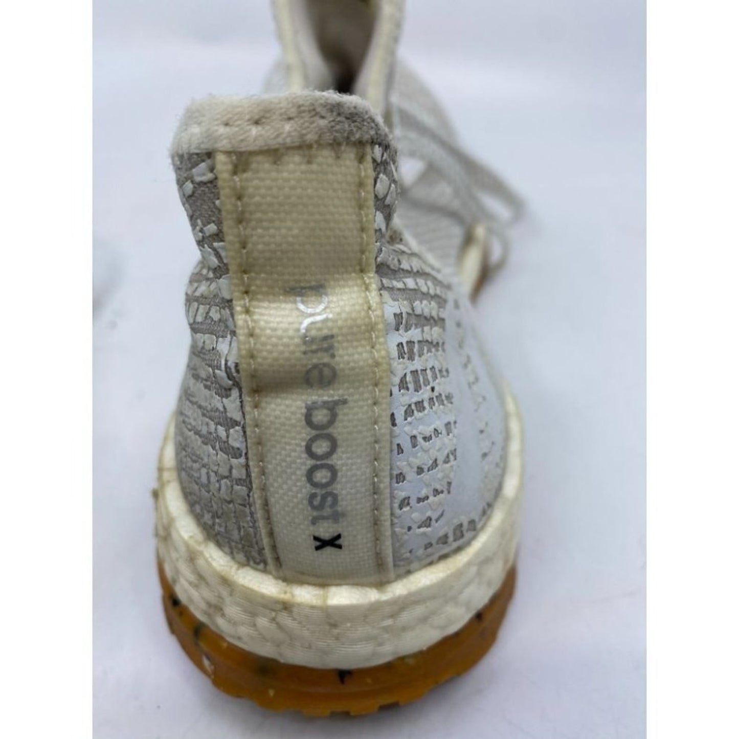 Adidas PURE BOOST X Gray White Sneakers Size 9.5