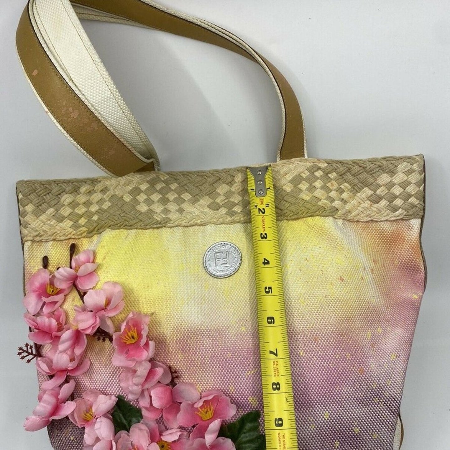 FENDI Vintage Customized large tote bag W/ Multi C