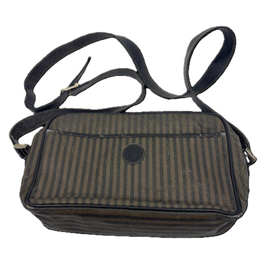 Vintage Fendi Crossbody Bag - Brown/Black