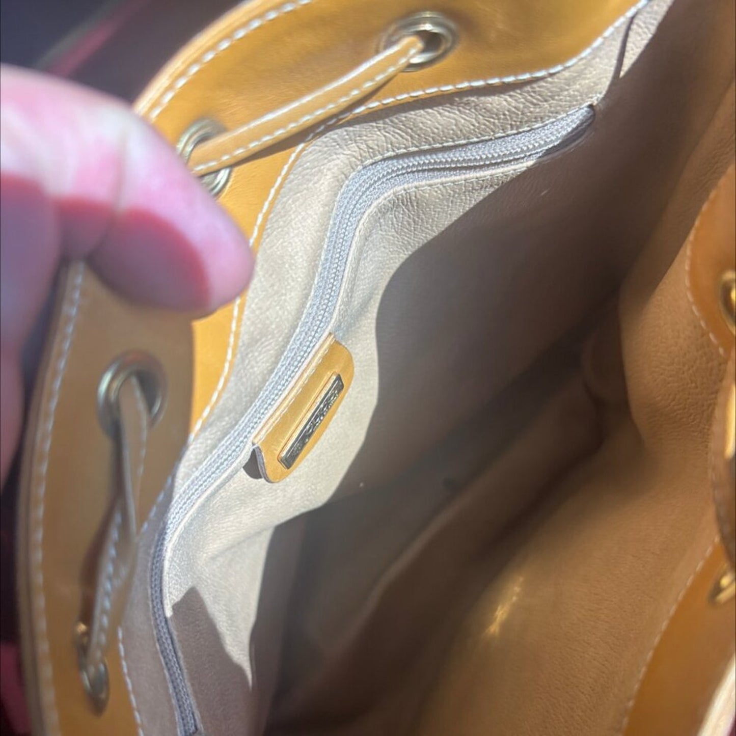 Vintage Gucci GG Canvas Bucket Bag