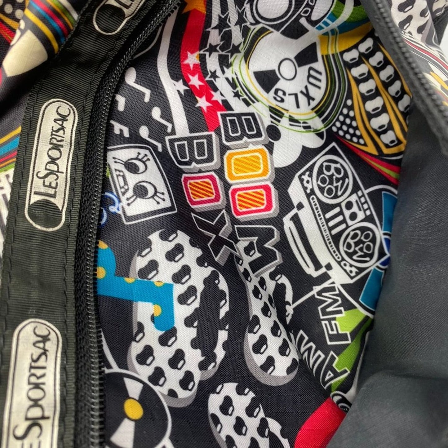 Le Sportsec Multicolor Nylon Crossbody Bag