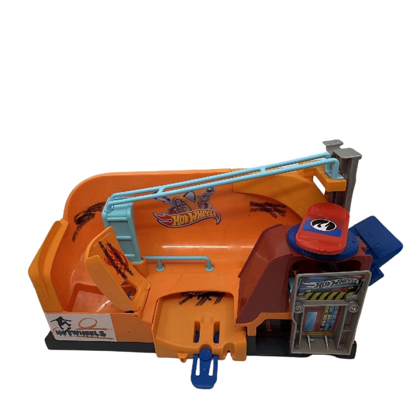 Orange Hot Wheels City Downtown Skate Park Playset