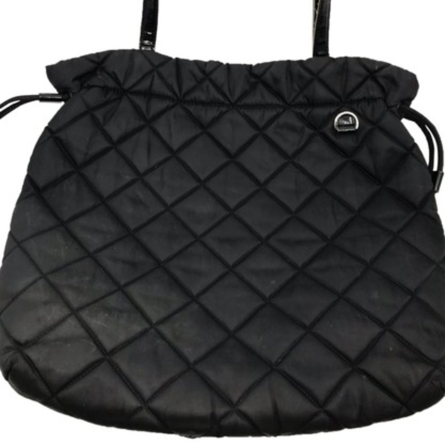 Michael Kors Black Large Fabric Puffer