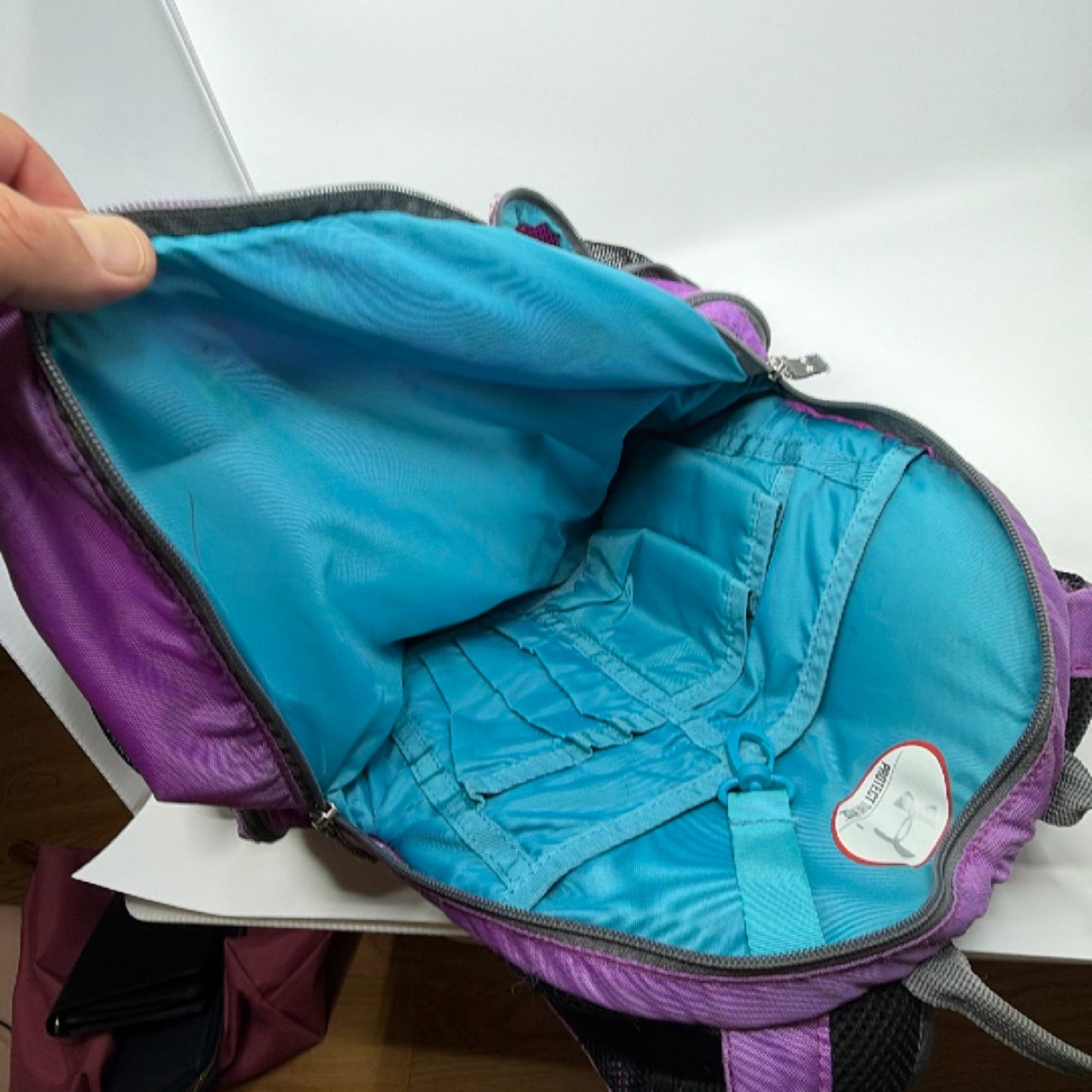 Under Armour Purple Nylon Athletic Backpack