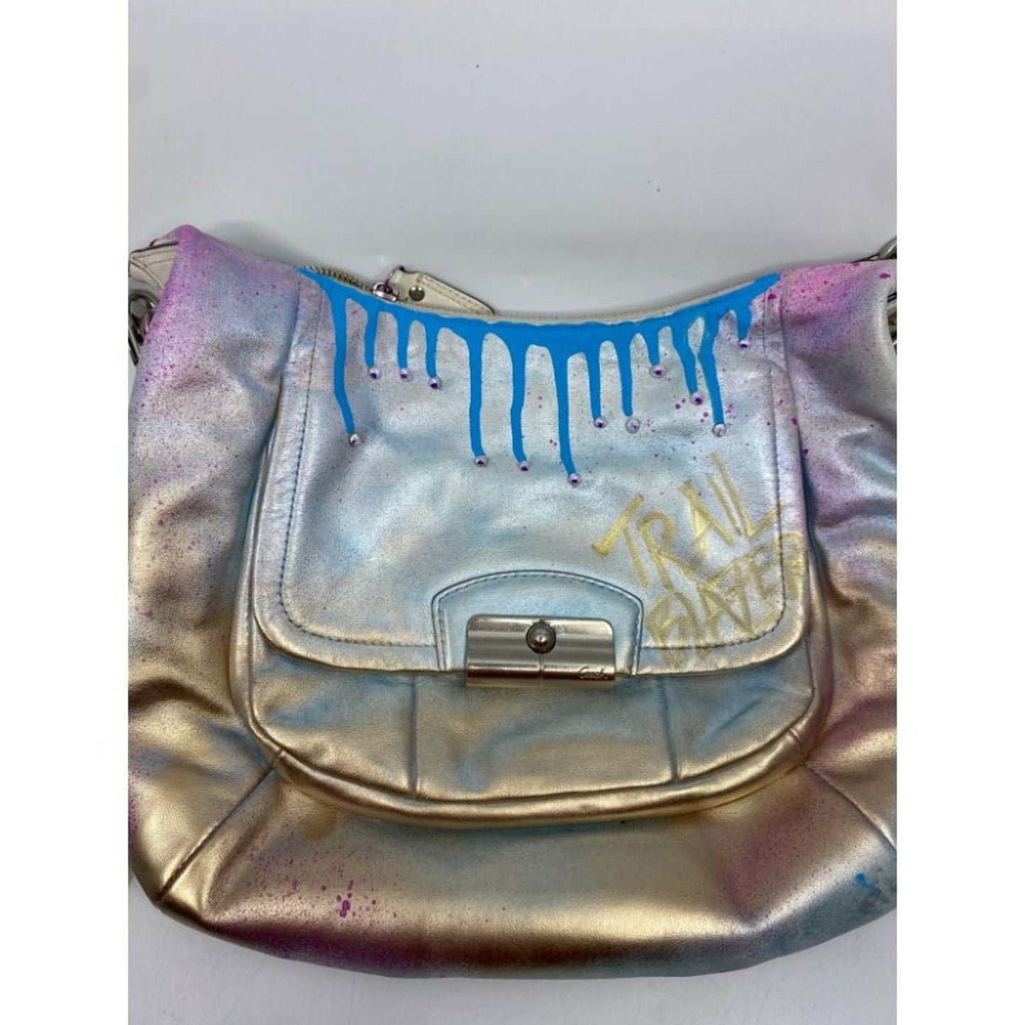 Coach Leather Crossbody Multicolor Customized