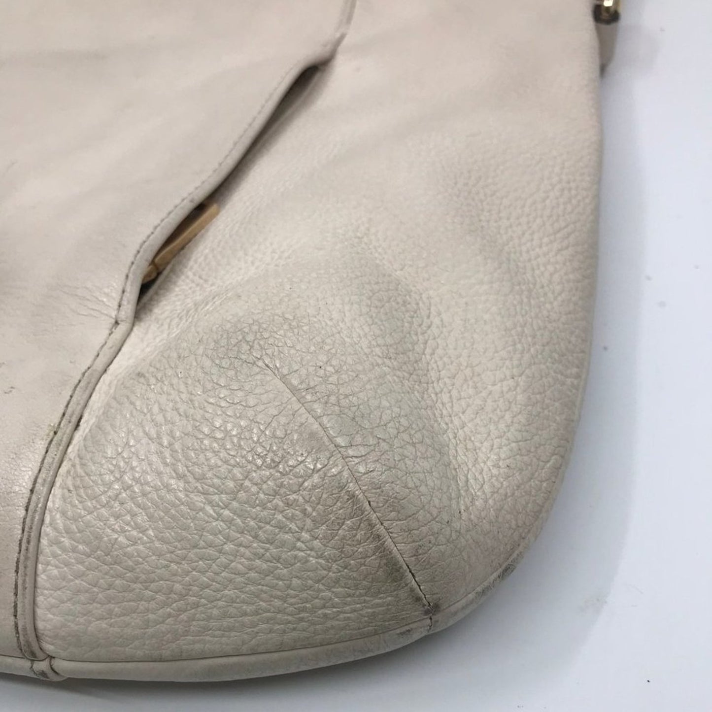 COACH White Medium Leather Handbag