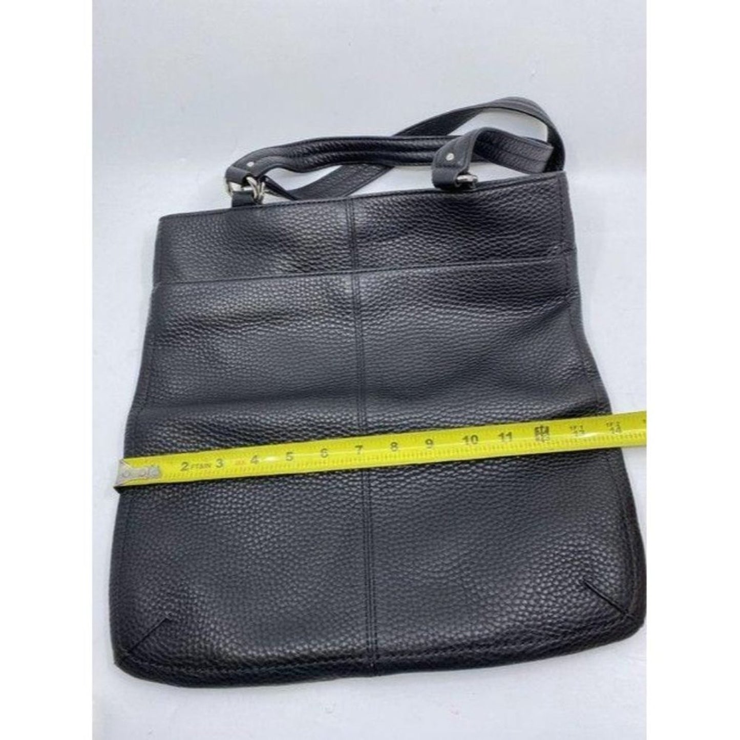 cole haan xl black leather shoulder bag