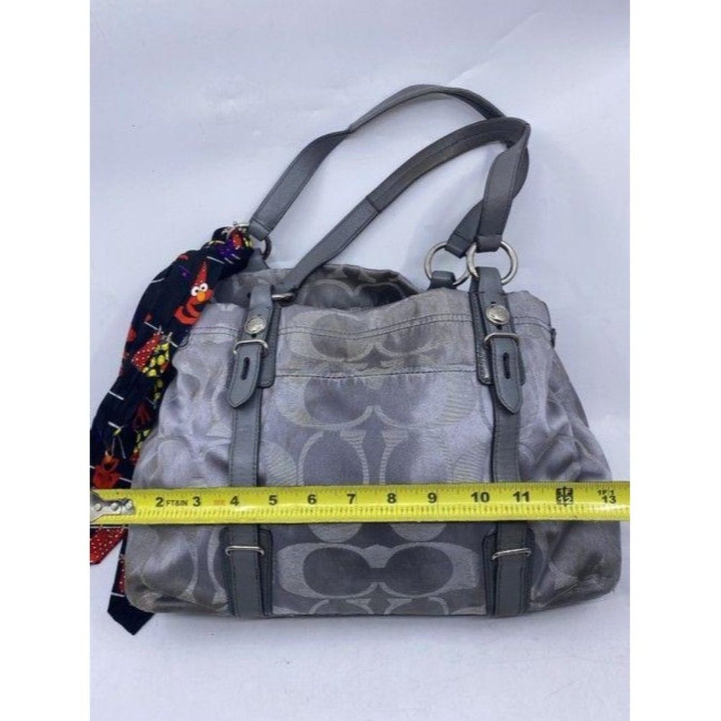 coach w w detachable specialty tie accent silver s