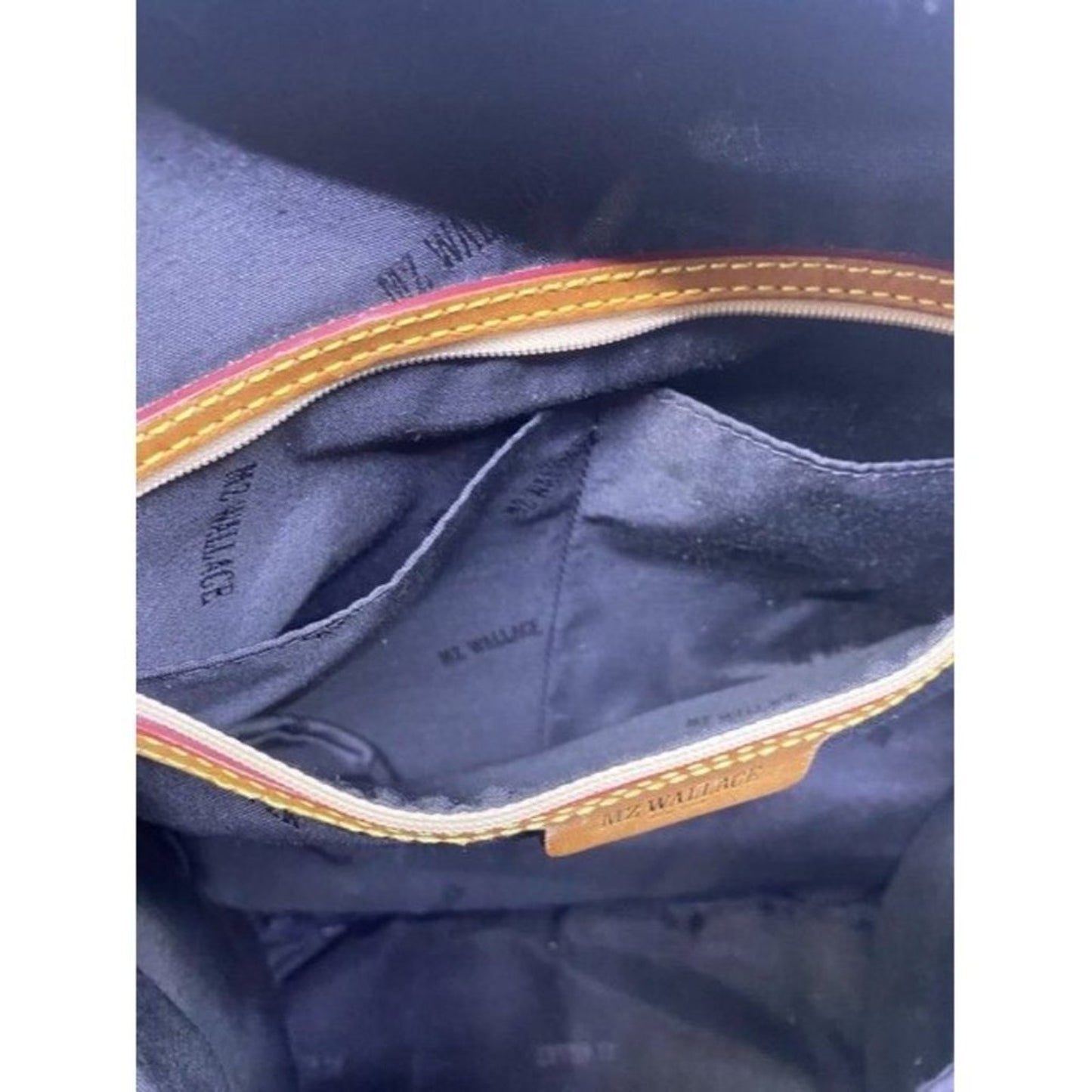 Mz Wallace Cece Moto Black Nylon Backpack