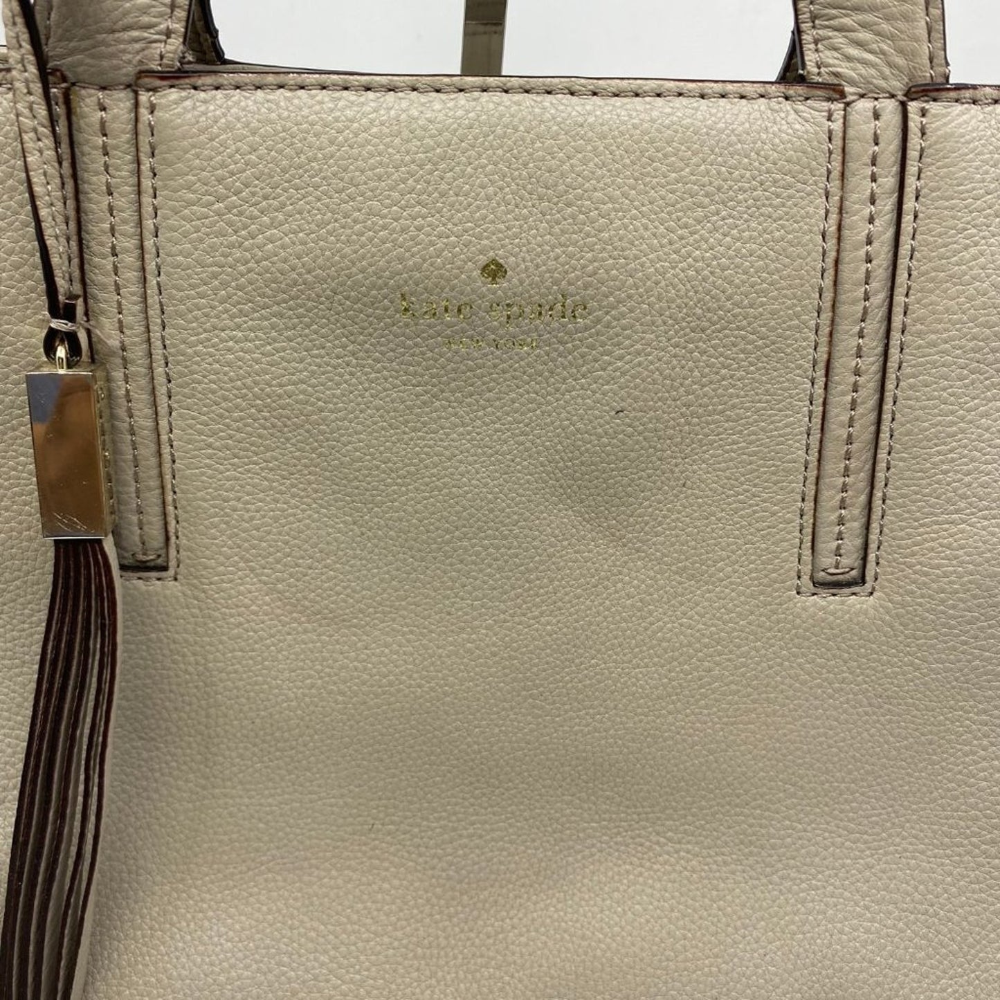kate spade Silver Large/Medium Leather Handbag