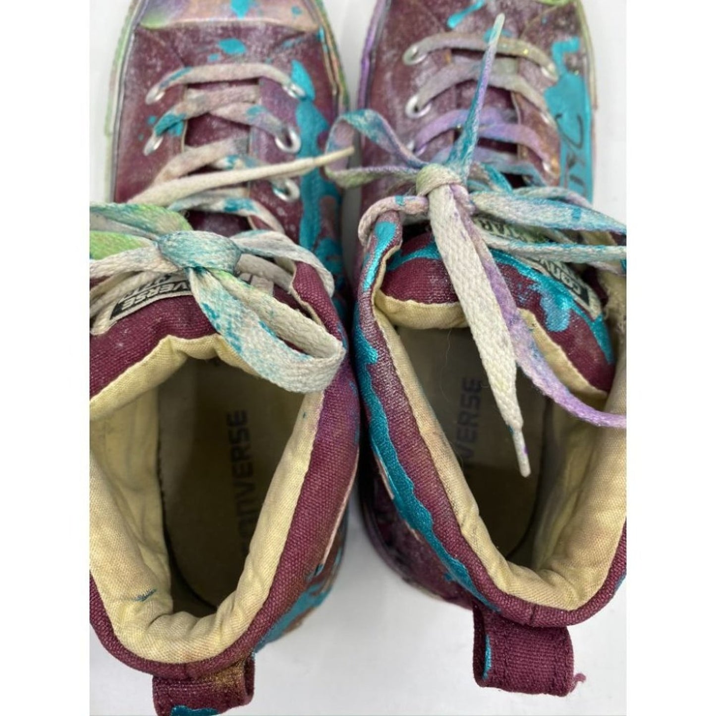 Converse Sneaker Customized Multicolor Womens 10.5