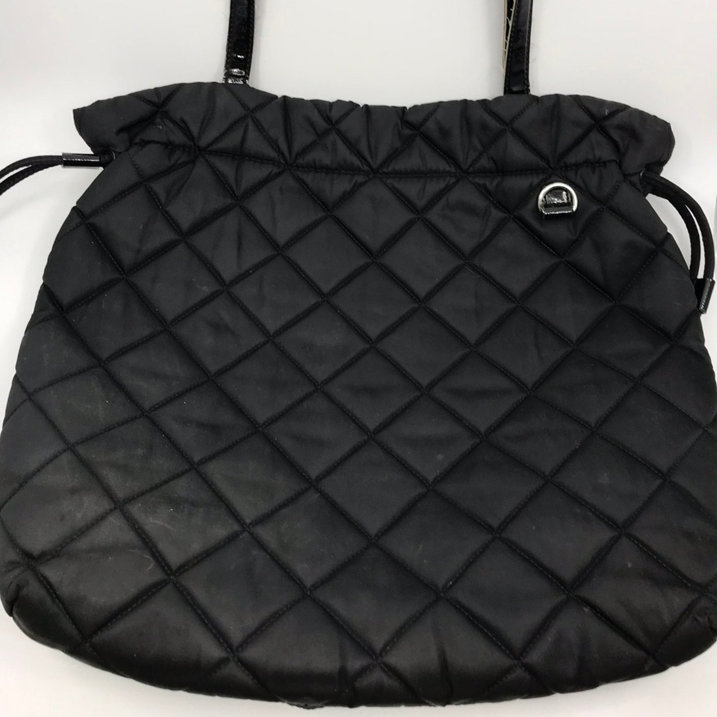 Michael Kors Black Large Fabric Puffer
