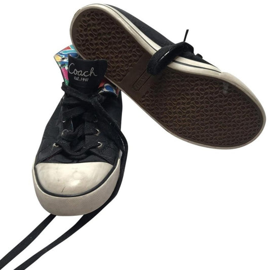 COACH Black Jacquard All Over Signature Sneaker