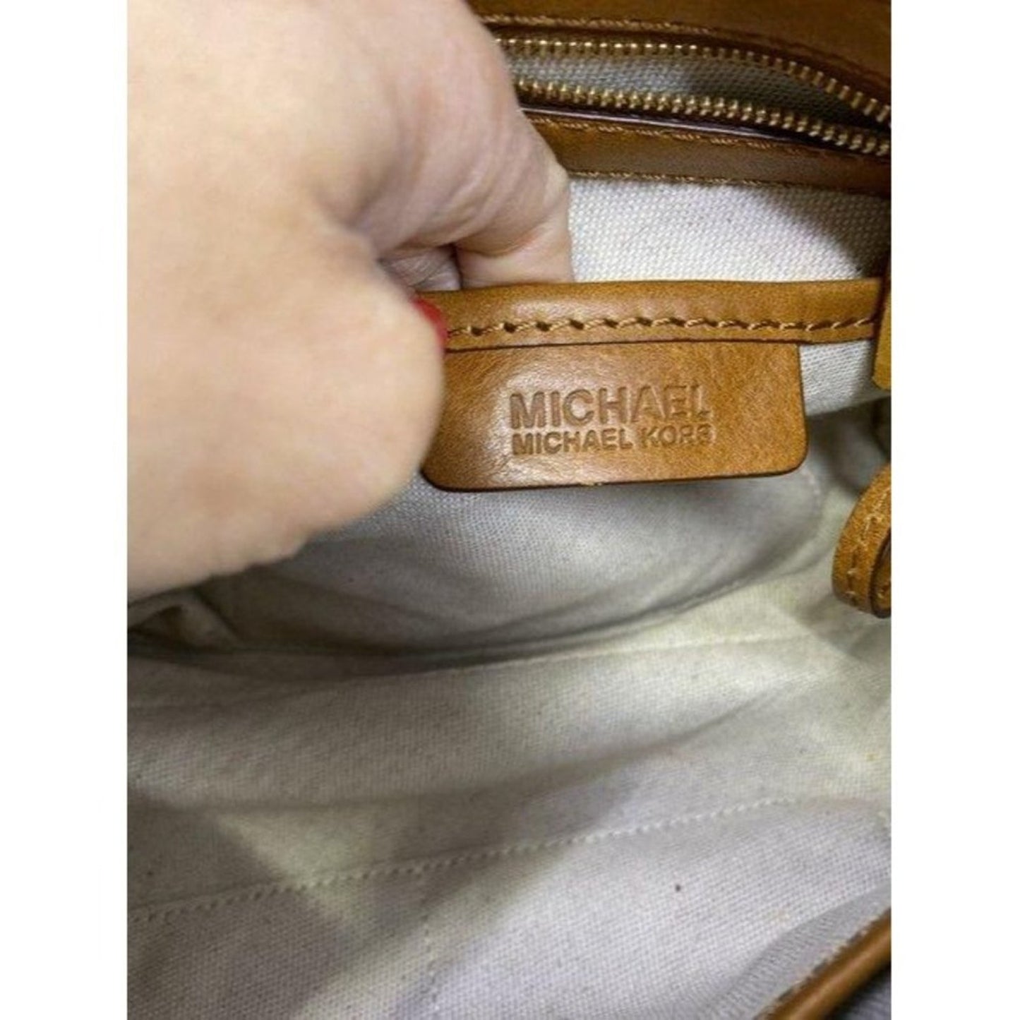 michael kors bowling bag brown tote