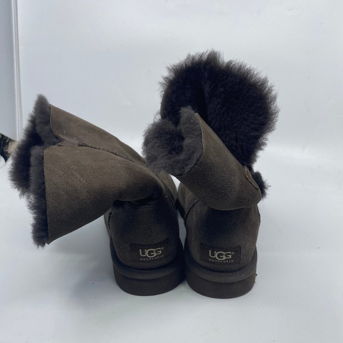 Mid UGG Dark Brown Boots Size: US 6