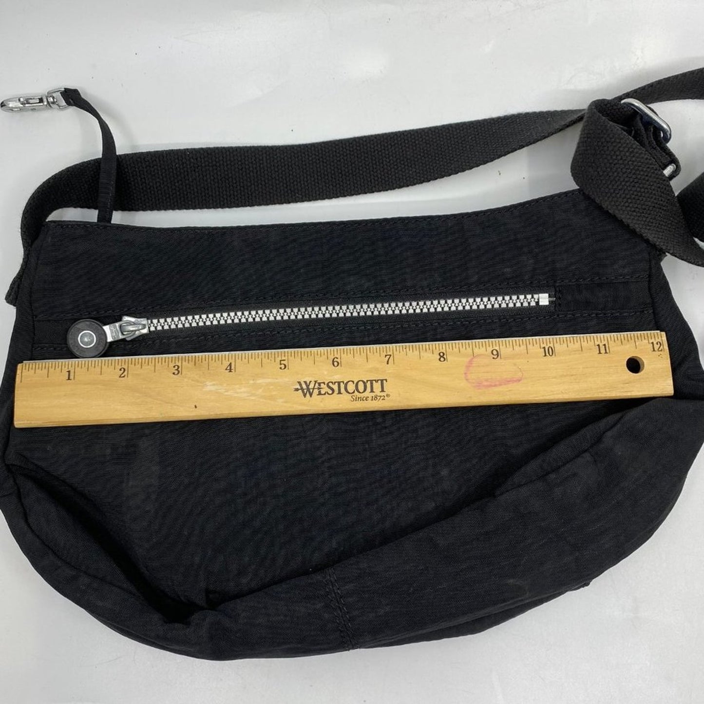 Kipling Black Nylon Mini Crossbody Bag