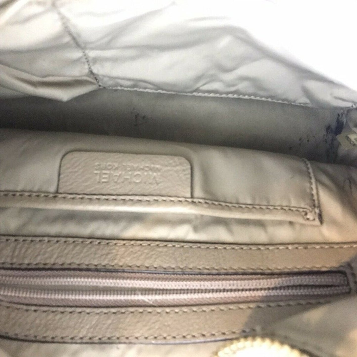Michael Kors beige Nylon Crossbody Customized