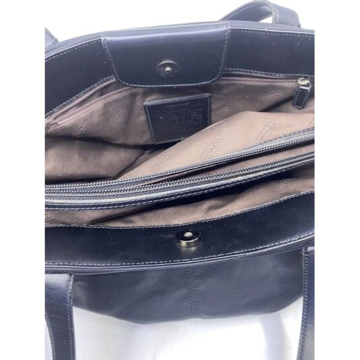 Coach Xl Black Nylon Shoulder Bag