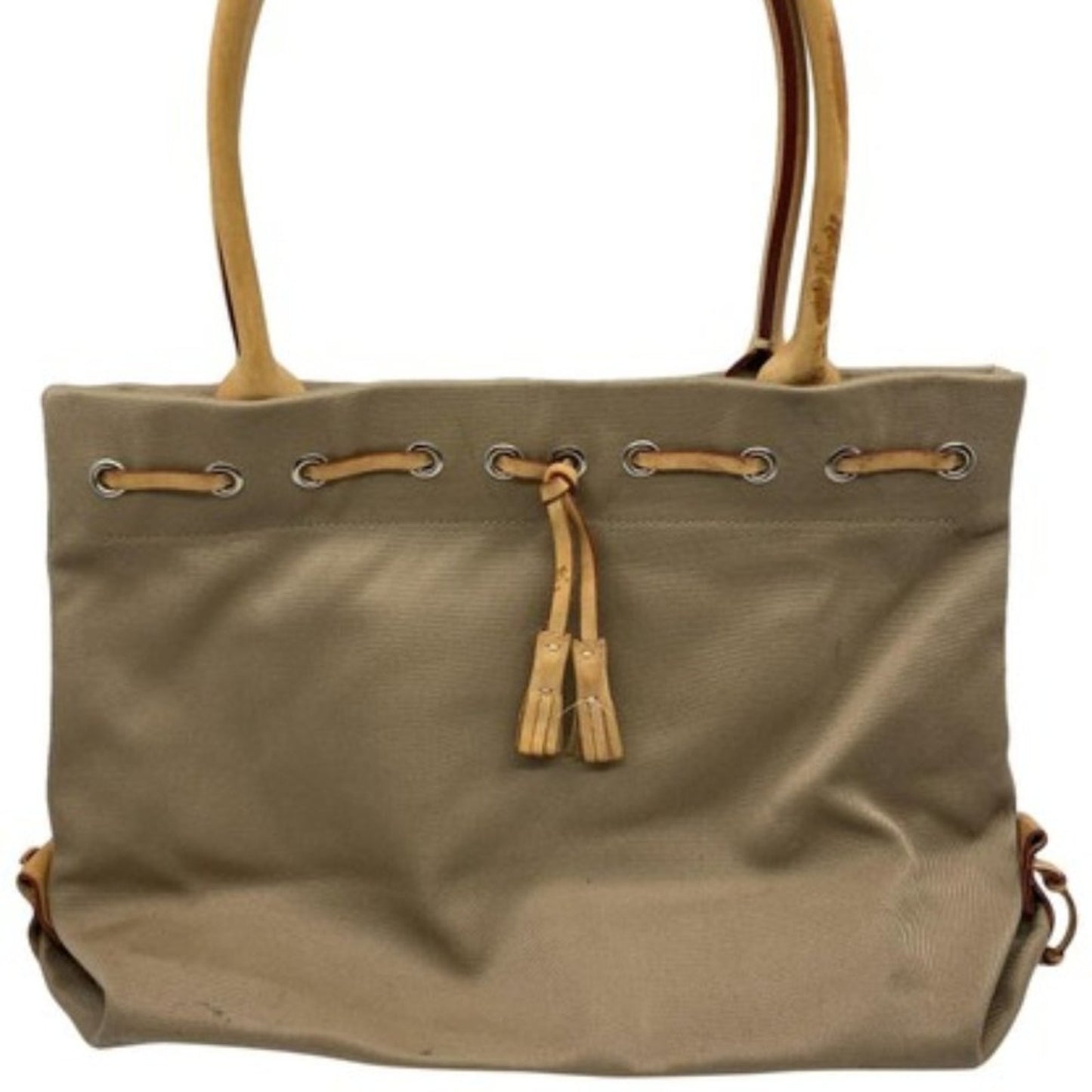 Dooney & Bourke XL Size Tan Nylon Shoulder Bag