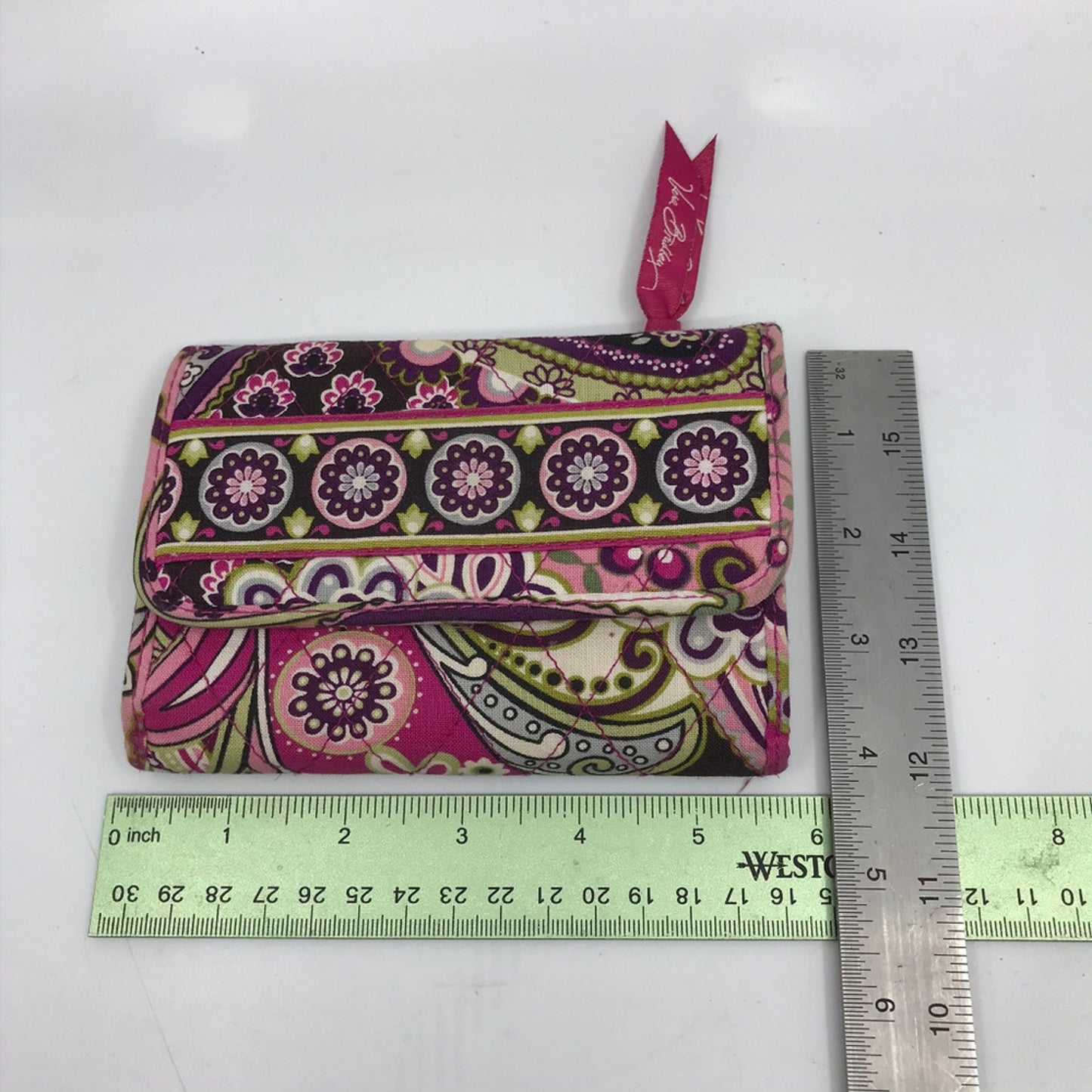 Vera Bradley Floral Multi Color Fabric Wallet