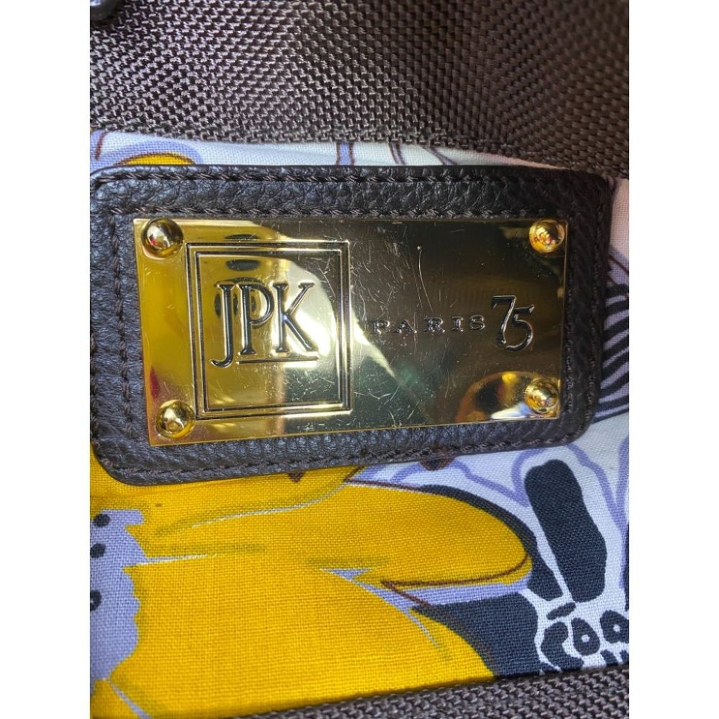 JPK Paris Brown Large Nylon Tote Bag
