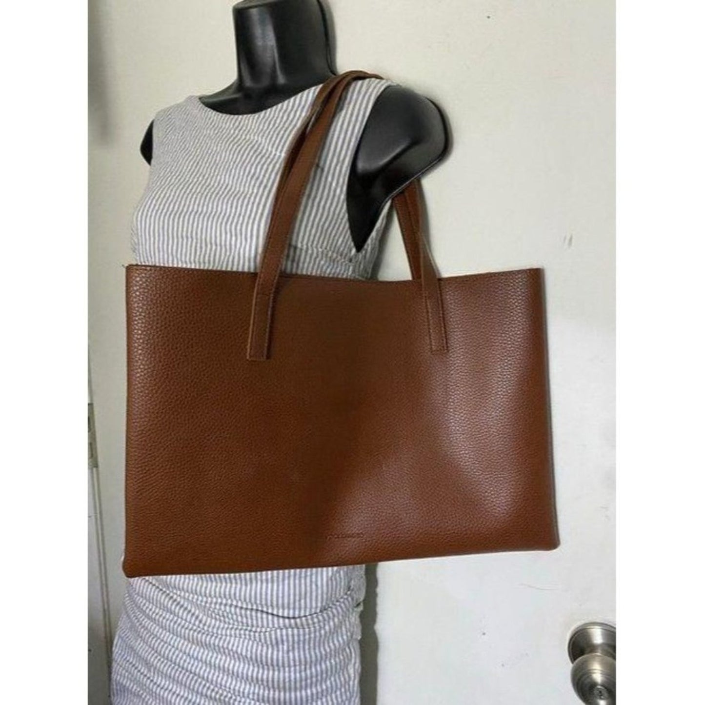 Vince Camuto msrp bronze leather shoulder bag
