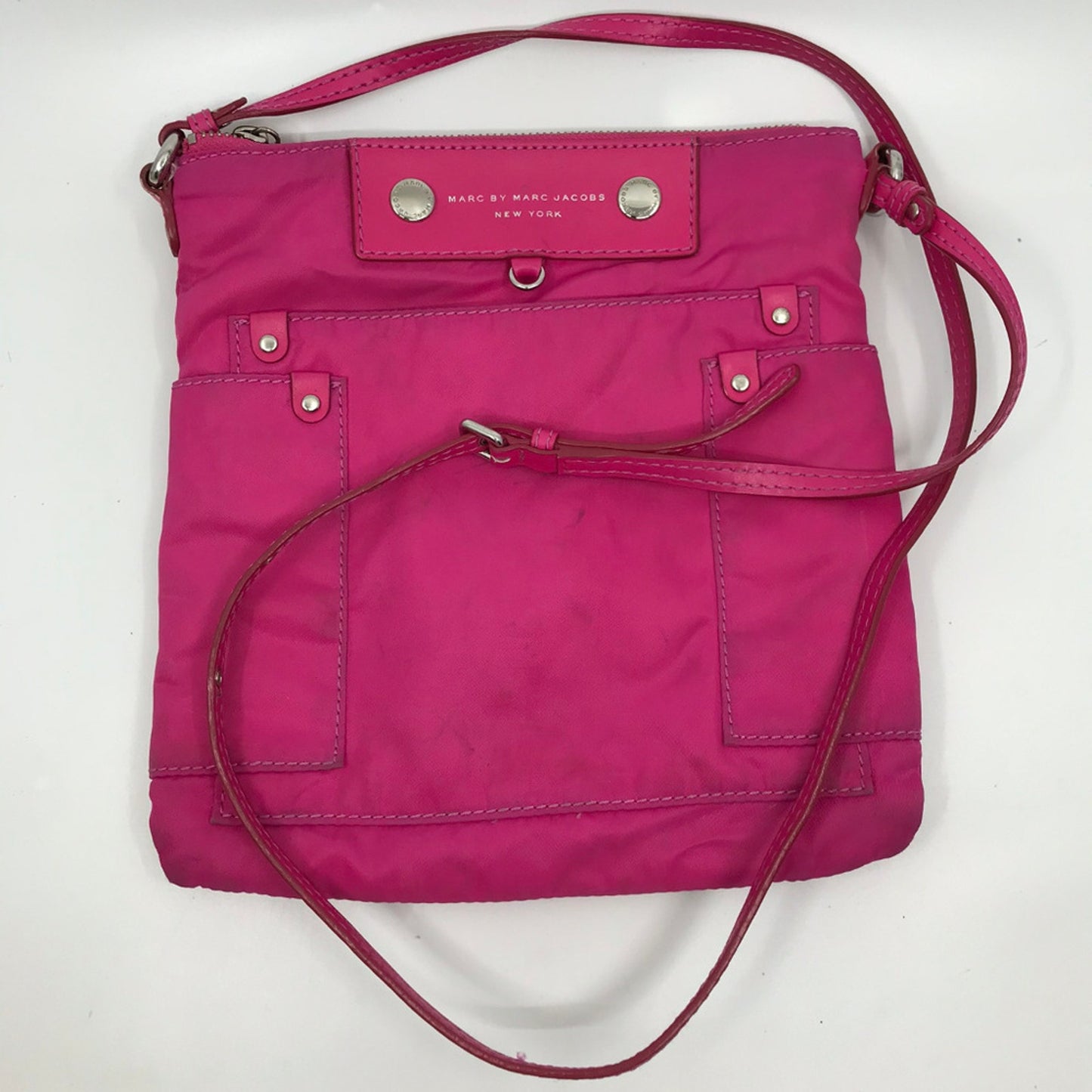 Marc Jacobs Pink Leather Cross Body Bag