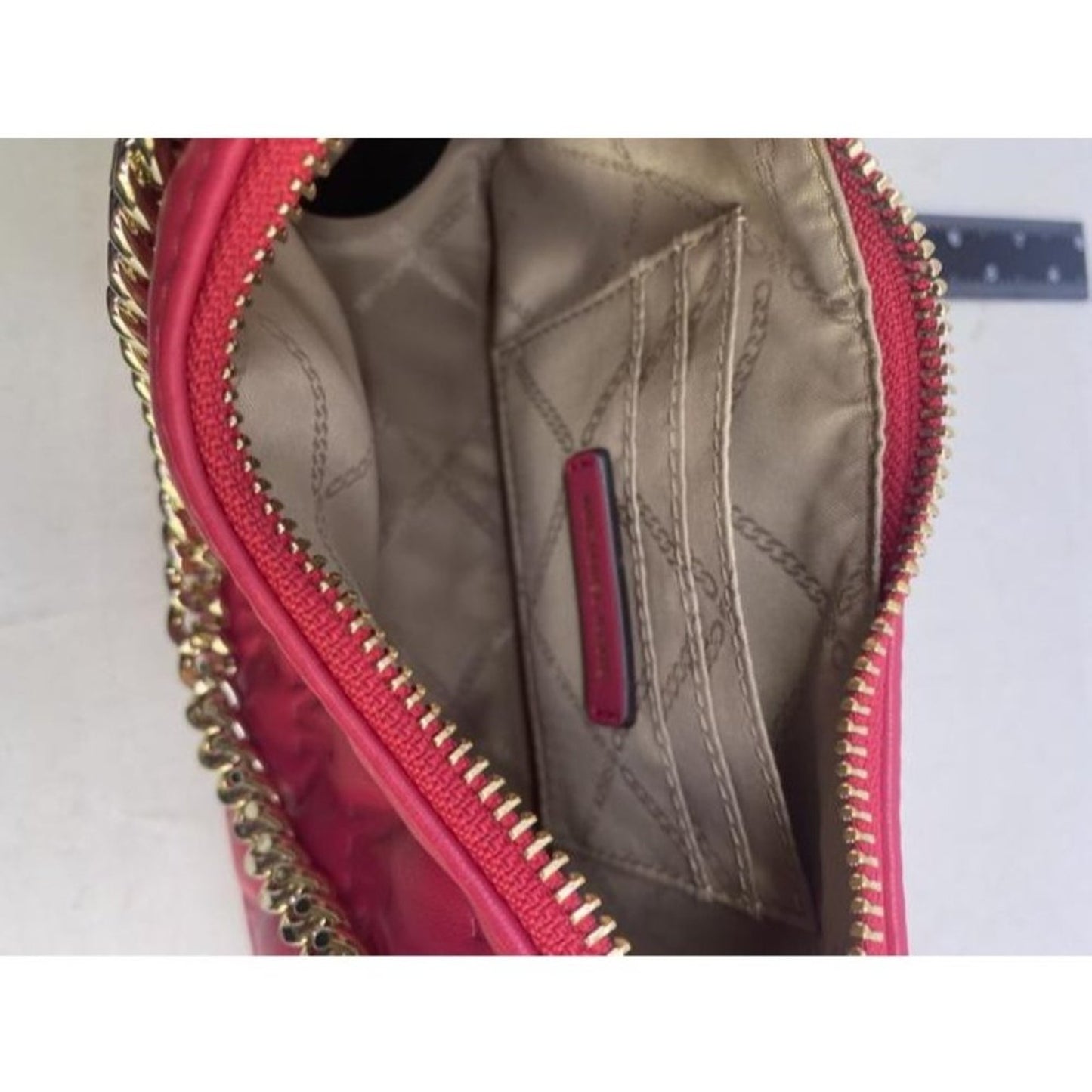 Michael Kors Quilted Pink Polyester Tote