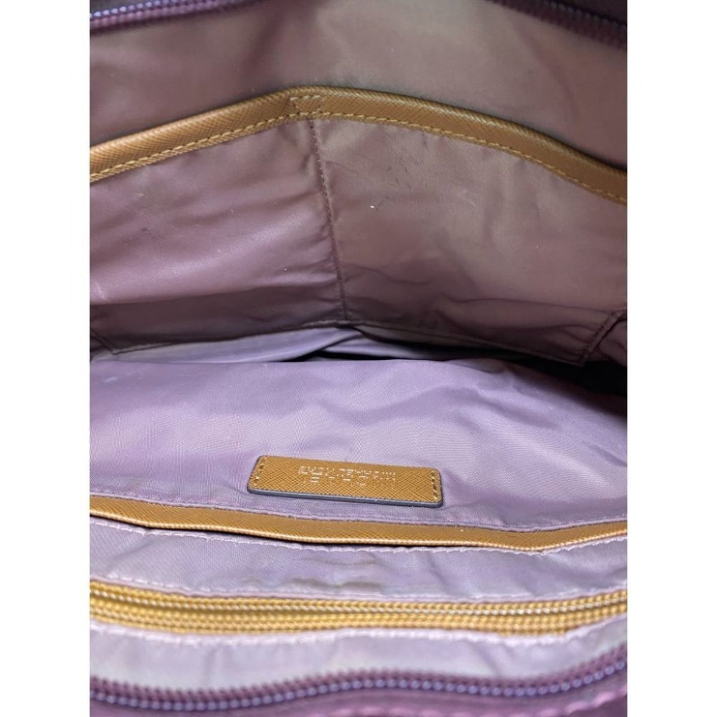 Michael Kors Purple Nylon Tote Bag