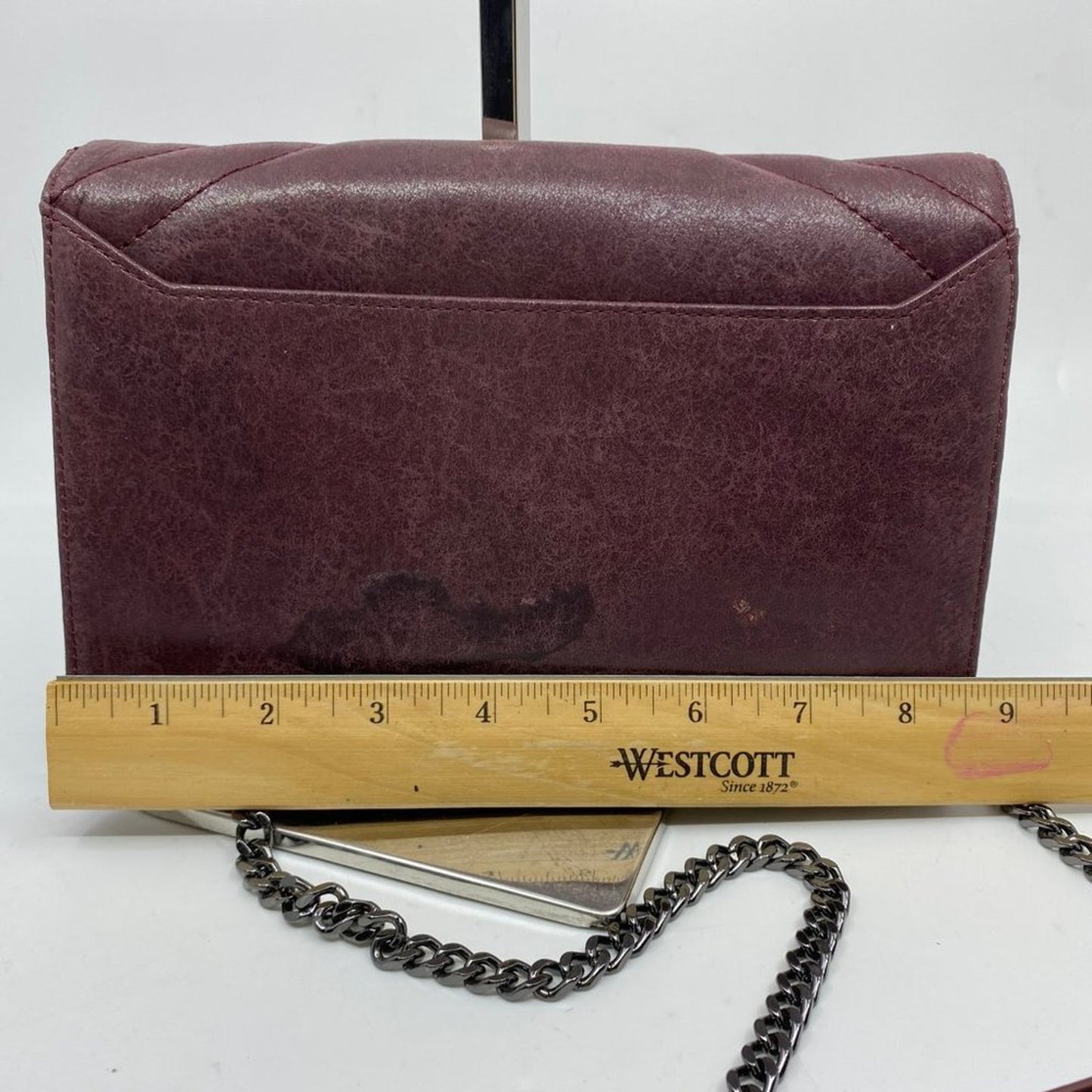 Botkier Red Brown Leather Mini Shoulder Bag