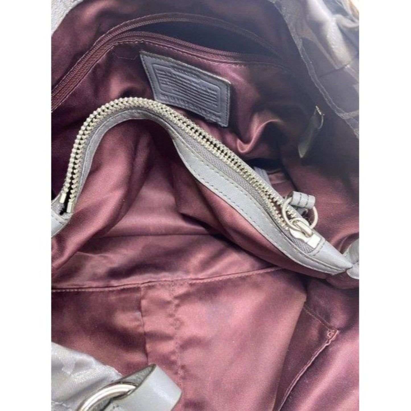 coach w w detachable specialty tie accent silver s