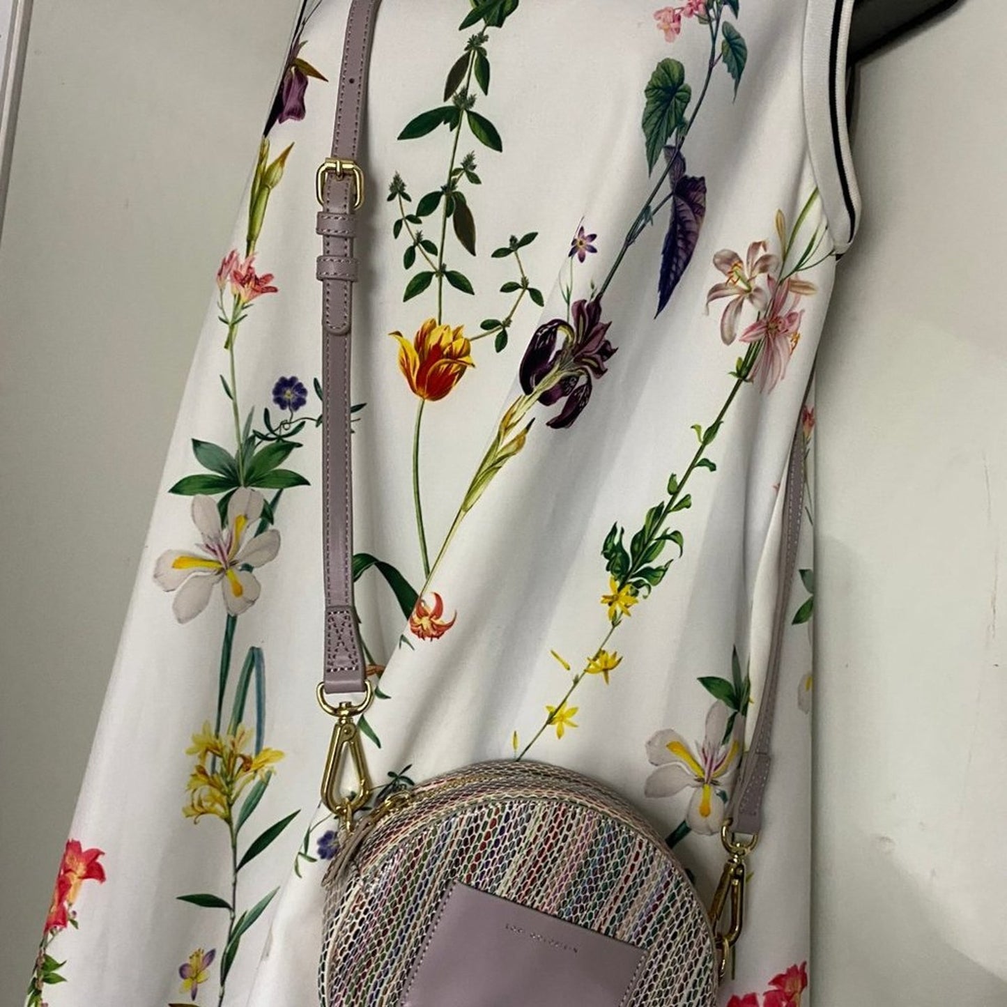 Lori Goldstein Multicolor Leather Crossbody Bag