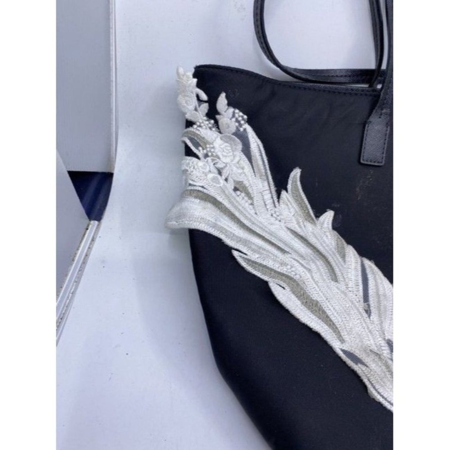 Kate Spade Customized By Me Black Fabric Shoulder Bag
